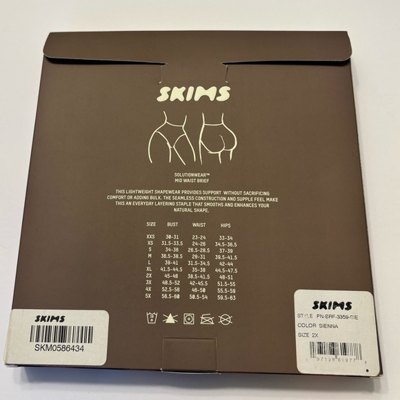 SKIMS NWT Seamless Sculpt Mid Waist Brief 2X - Picture 7 of 7